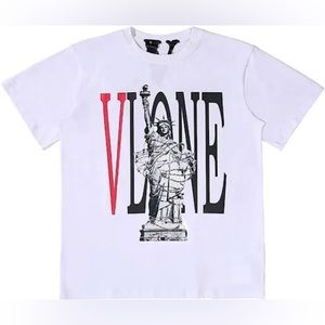 Vlone Statue Of Liberty White Tee (L)